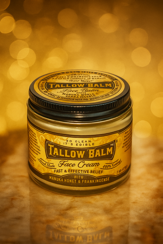 Tallow Face Cream with Manuka Honey & Castor Oil