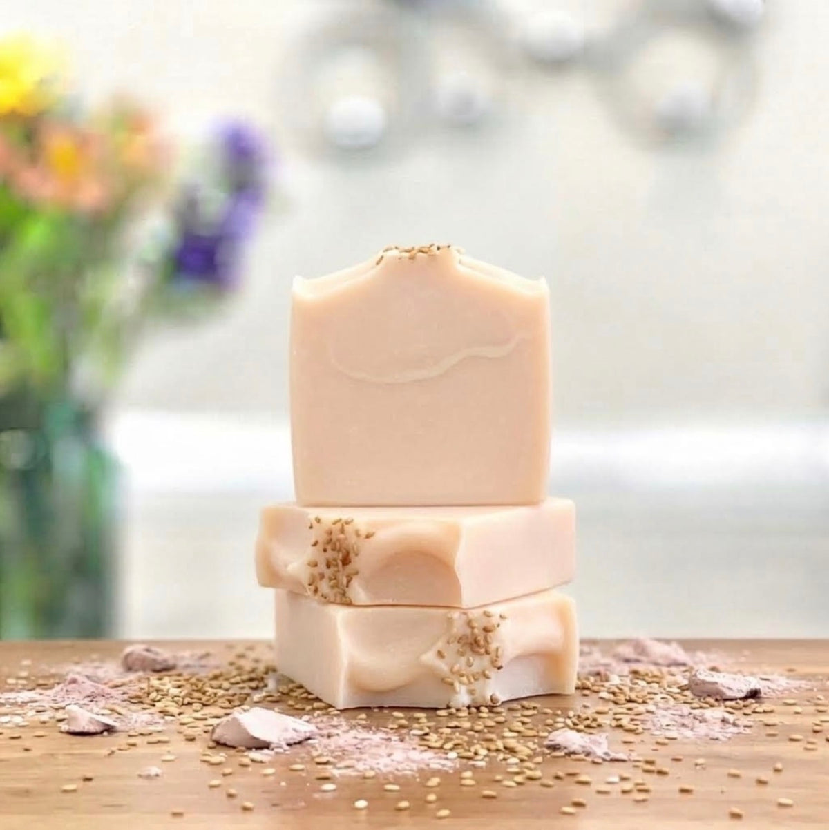 5 oz Peach Benne Soap