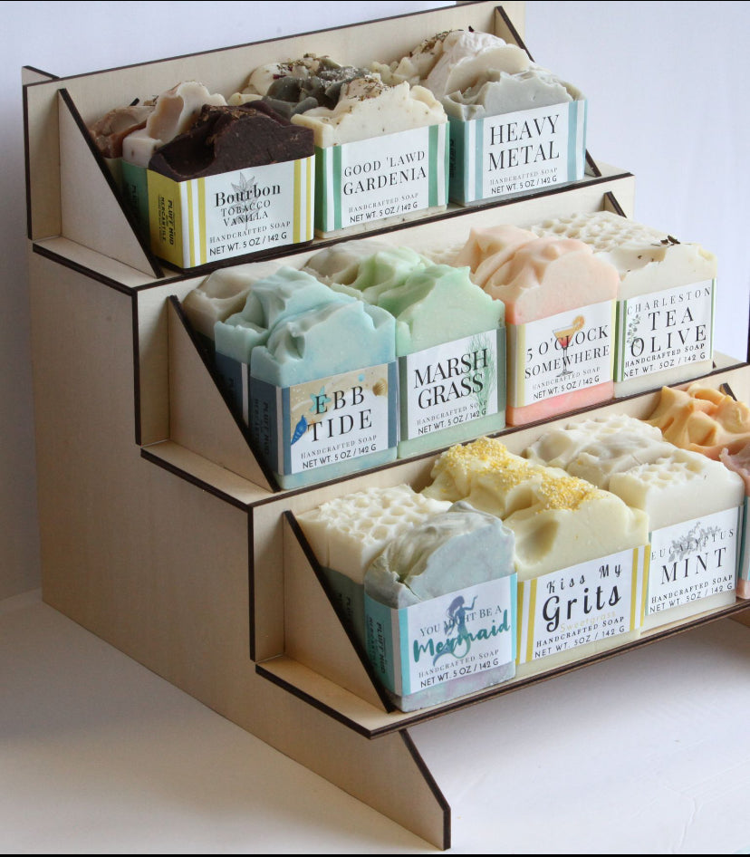 Farmers Market Collection โ Handcrafted Soap Display Set