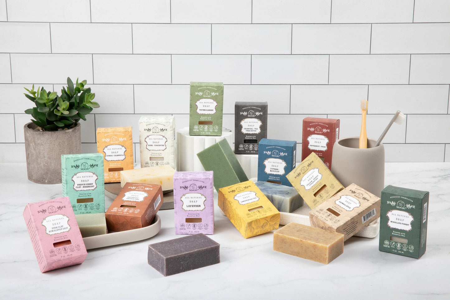 Organic Vegan Citrus + Calendula Bar Soap