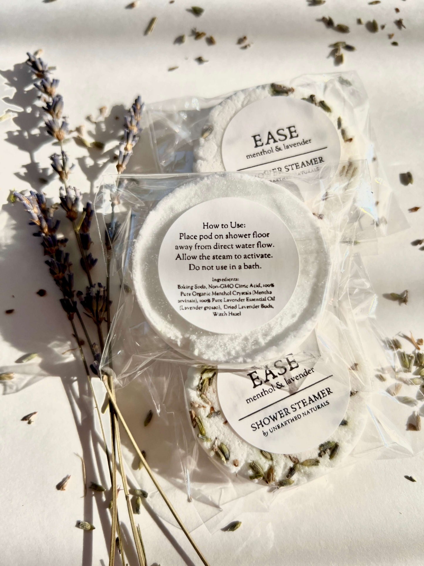 Ease – Lavender + Menthol Shower Steamer