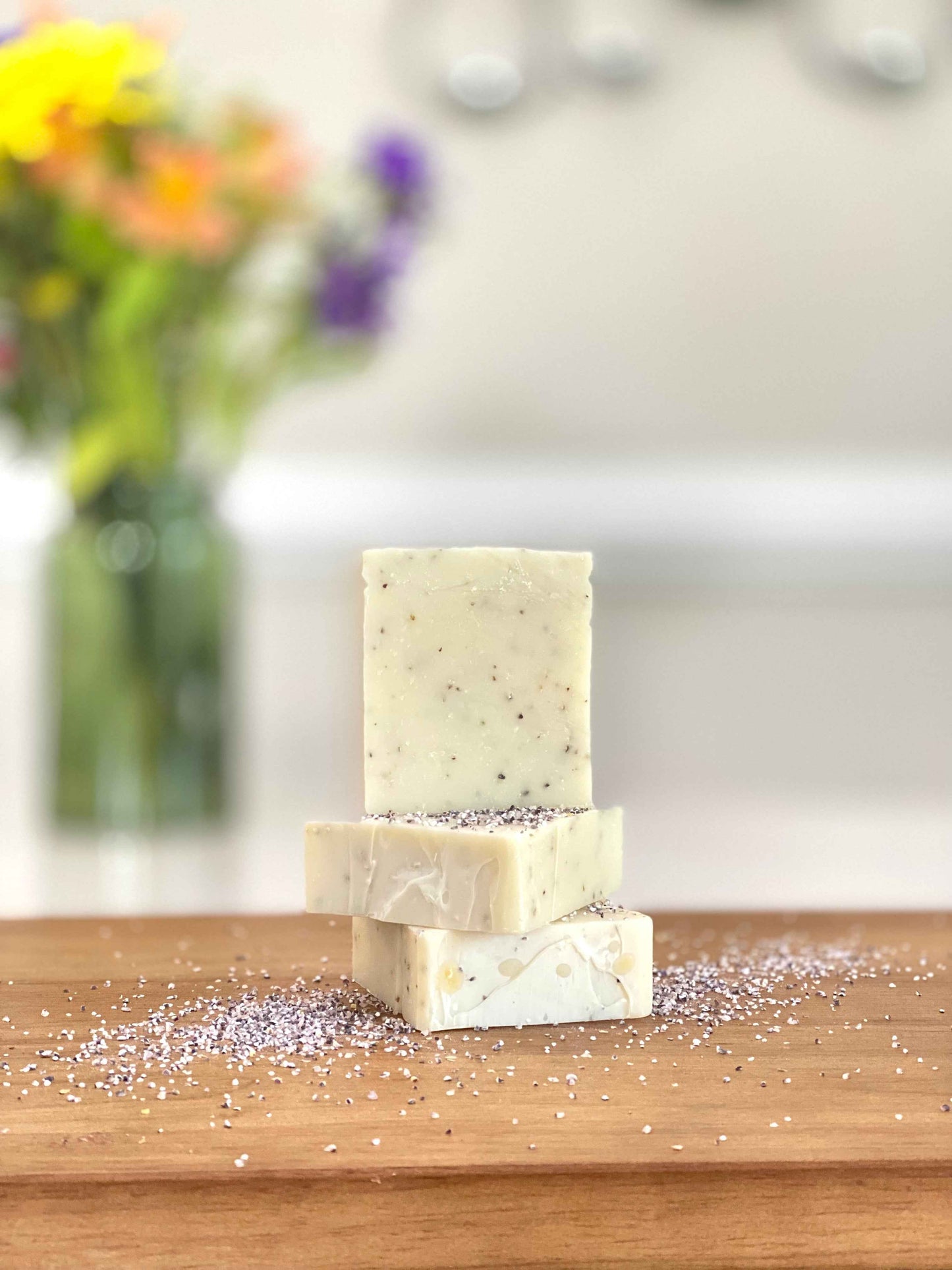 5 oz Sea Island Blue Grits Handcrafted Soap