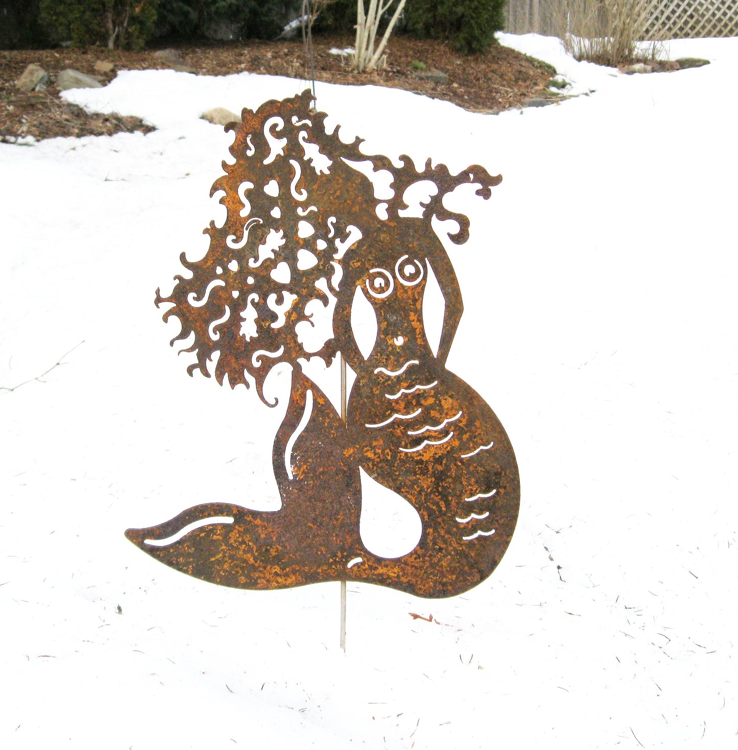 Mermaid Wall Art or Garden Statue
