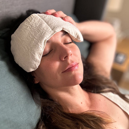 Eye Mask + Neck Wrap Bundle - Natural