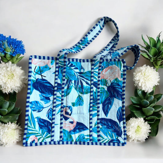 Soléa Cotton Azulado Tote