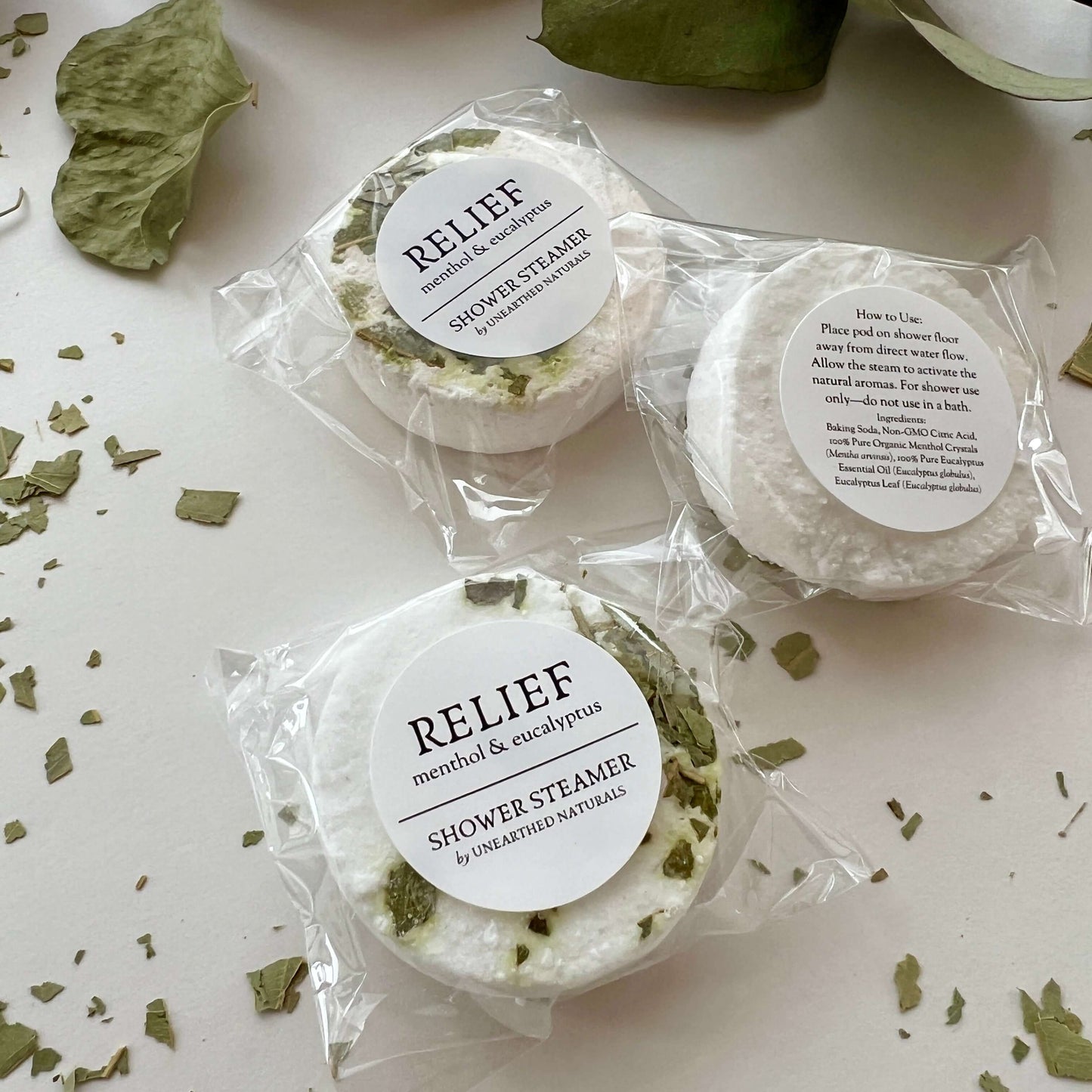 RELIEF - Menthol & Eucalyptus Shower Steamer