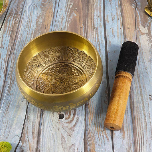 Singing Bowl Large Mandala Design