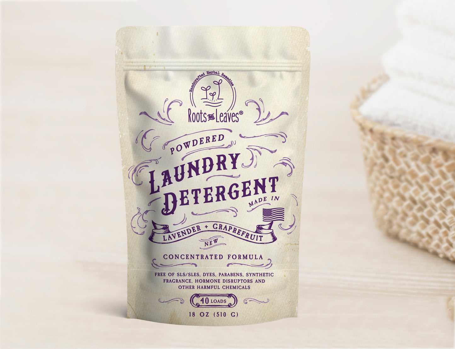 Clean Powdered Laundry Detergent