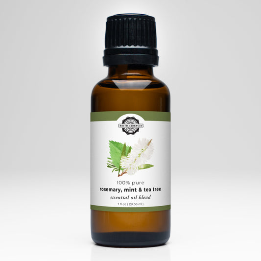 Rosemary, Mint & Tea Tree Essential Oil Blend