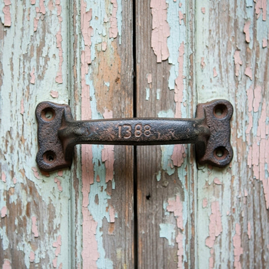 Door Handle, Antique Cast Iron, Barn Gate and Cabinet Pull