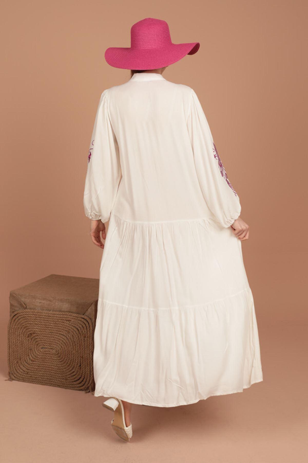 Phoenix Embroidery Dress