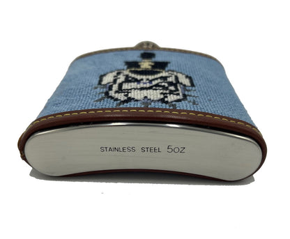 Citadel Spike Hand-stitched Needlepoint Flask