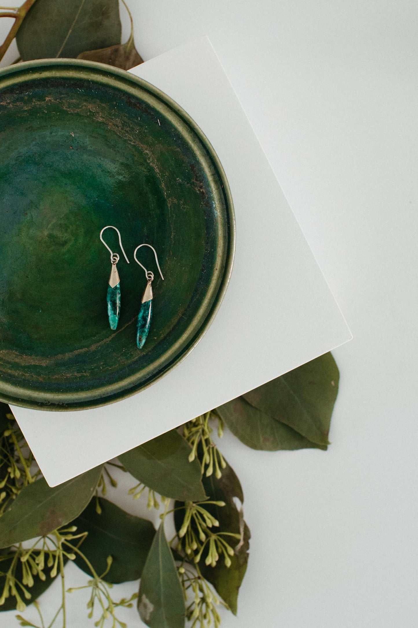 Turquoise Sphere Earrings