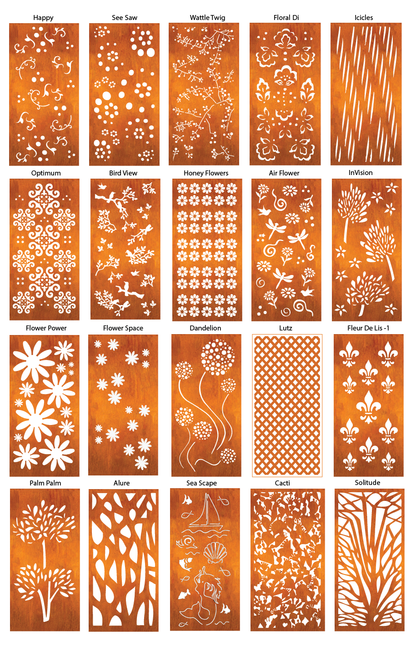 Outdoor Metal Panels (60” & 72”) – Heavy-Duty Steel for Patio, Fence & Backyard