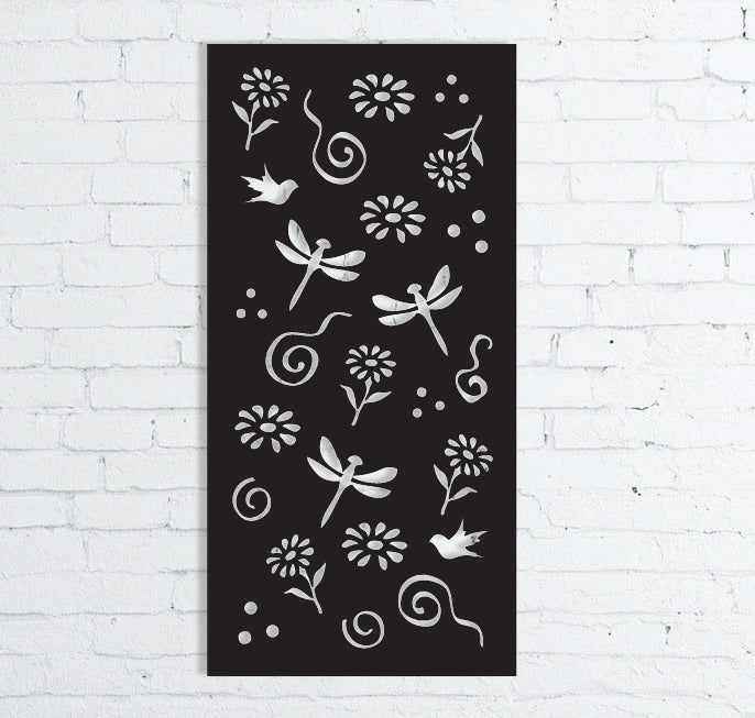 Privacy Screen Panels or Large Metal Wall Decor (46" Inch)