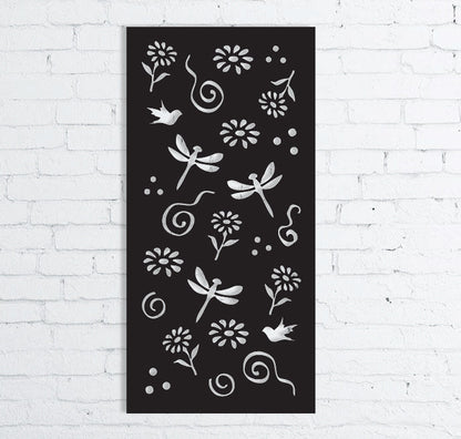 Privacy Screen Panels or Large Metal Wall Decor (46" Inch)