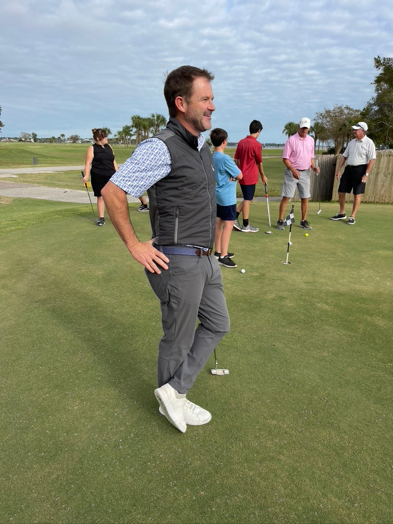 Needlepoint Texture Basketweave Steel Grey and Navy Blue