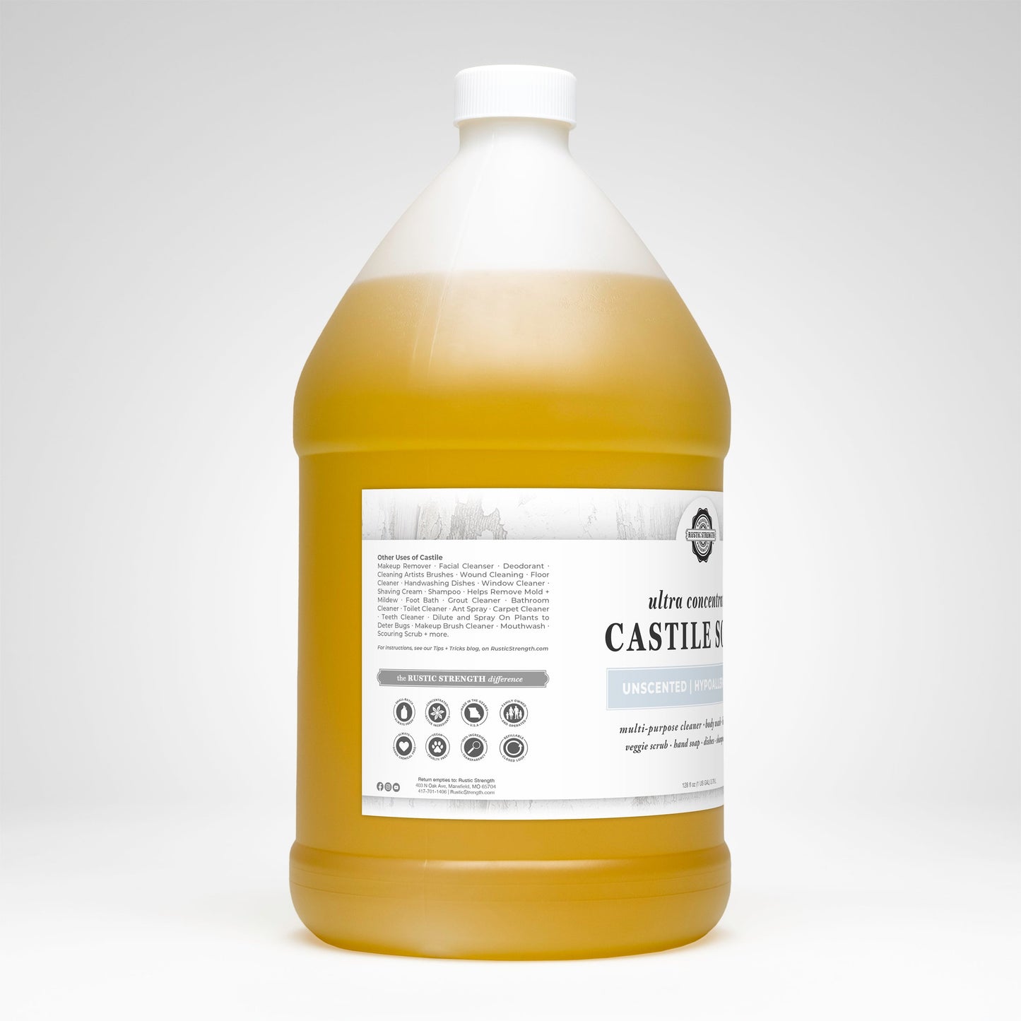Castile Soap - Ultra Concentrate | Unscented