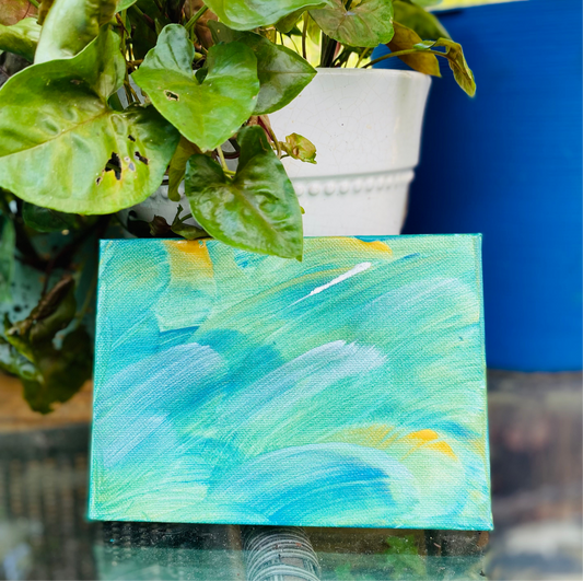 Whispers of Flow Original Art 6”x9” Acrylic on Canvas