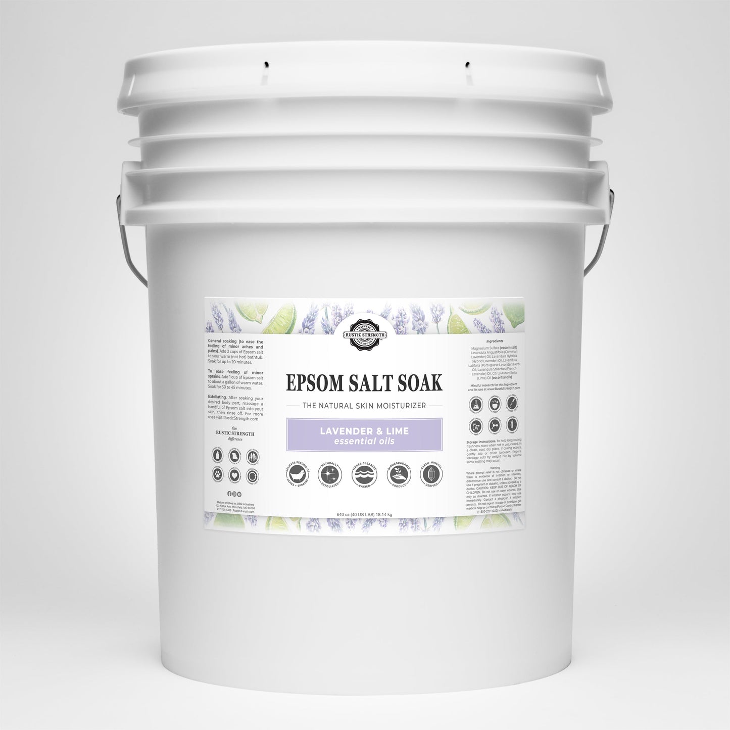 Epsom Salt Soak | Lavender & Lime