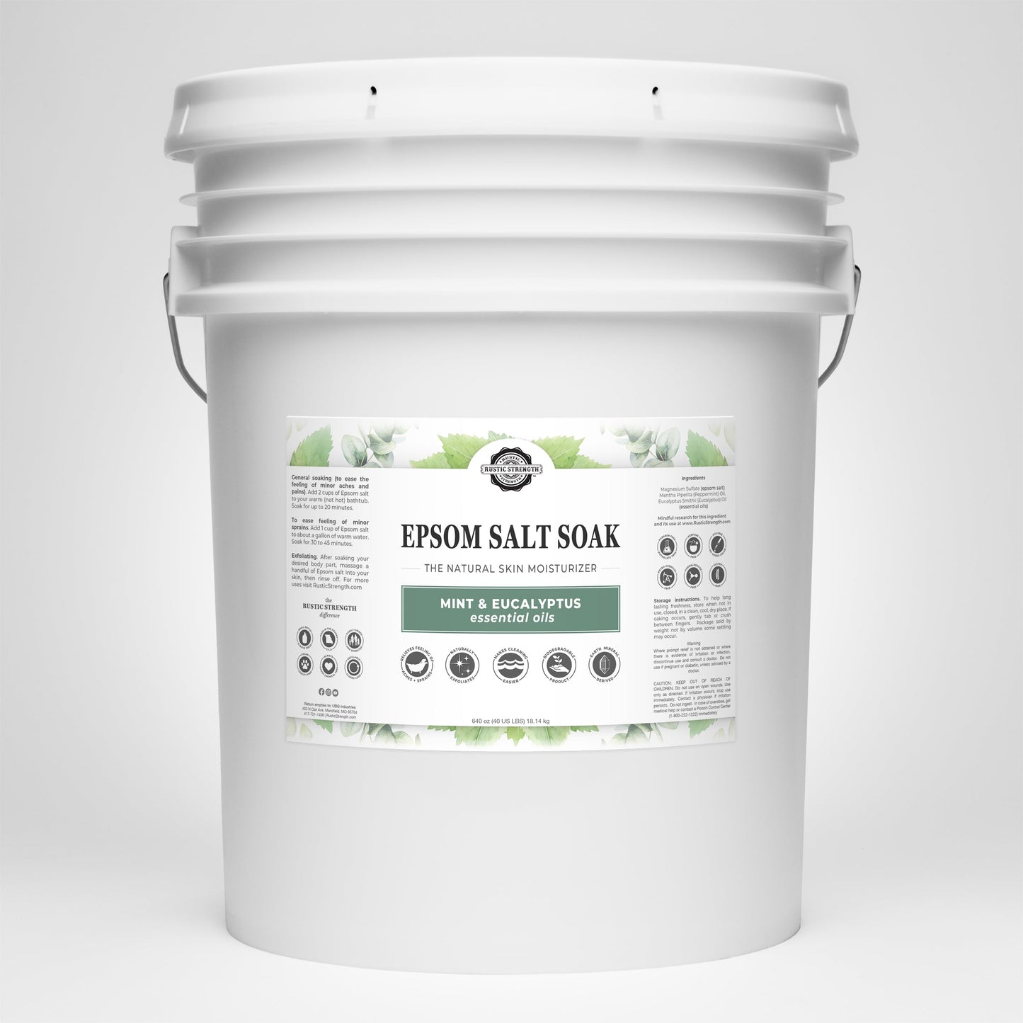 Epsom Salt Soak | Mint & Eucalyptus