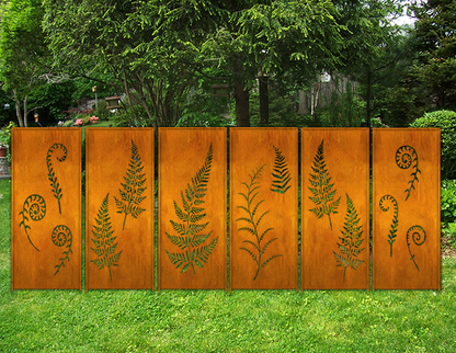 Garden Fencing / Metal Wall Art (46" Inch)