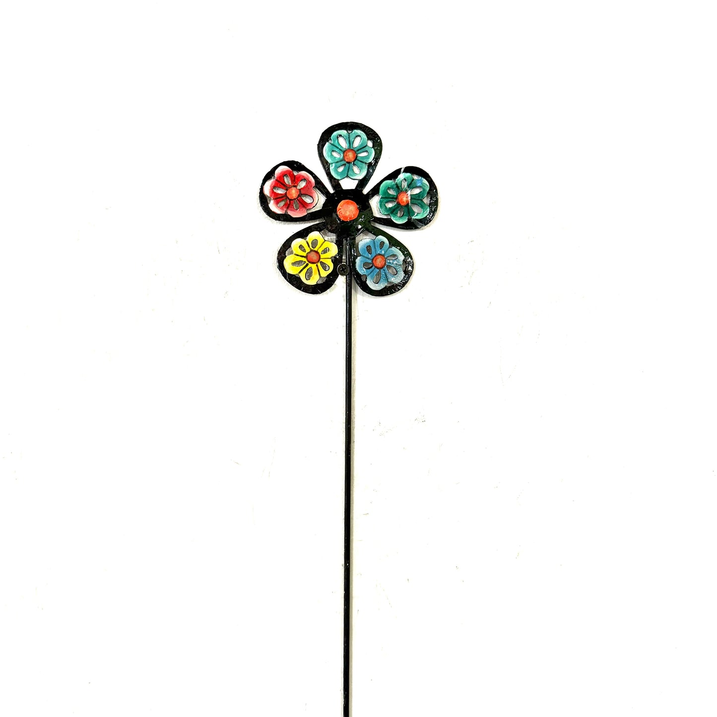All the Colors Flower Garden Stake