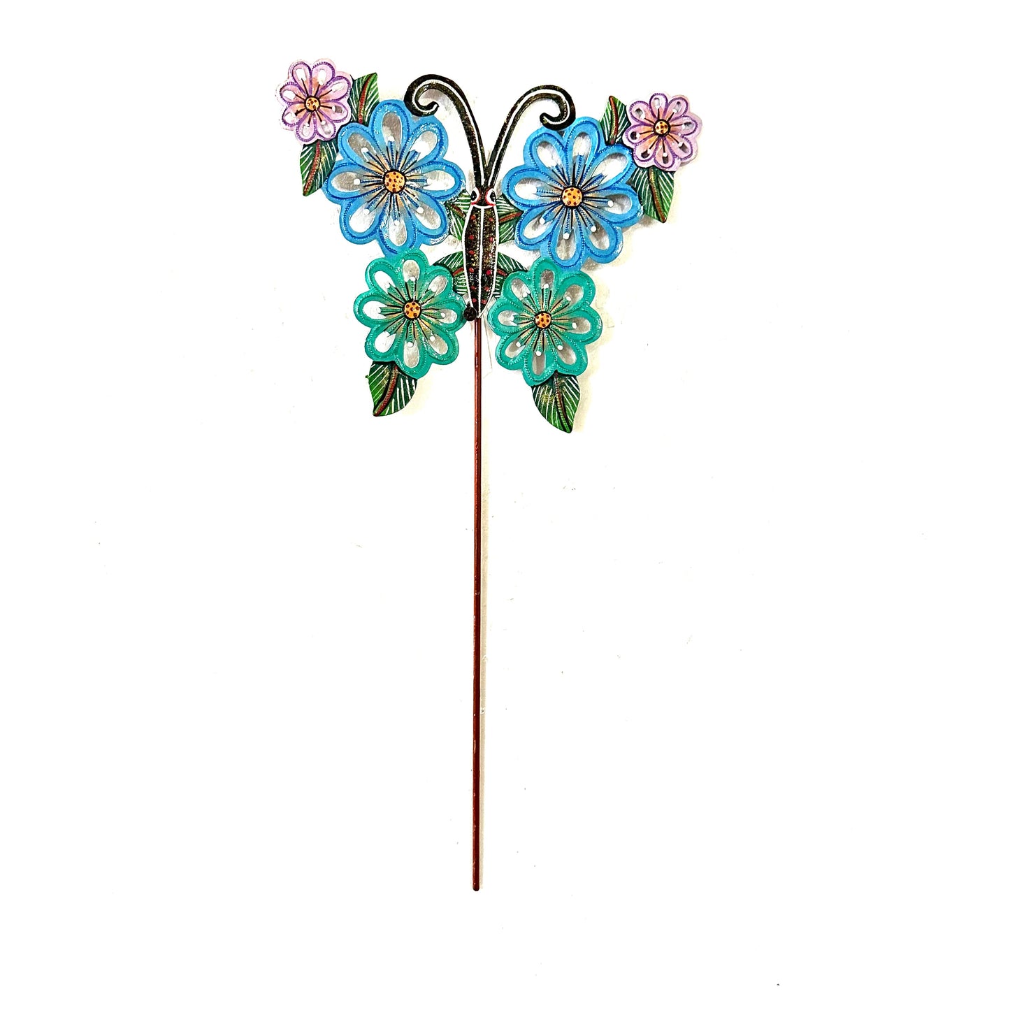 Butterfly Garden Stake- Flowers 4