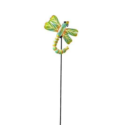 Little Mint Green Dragonfly Garden Stake