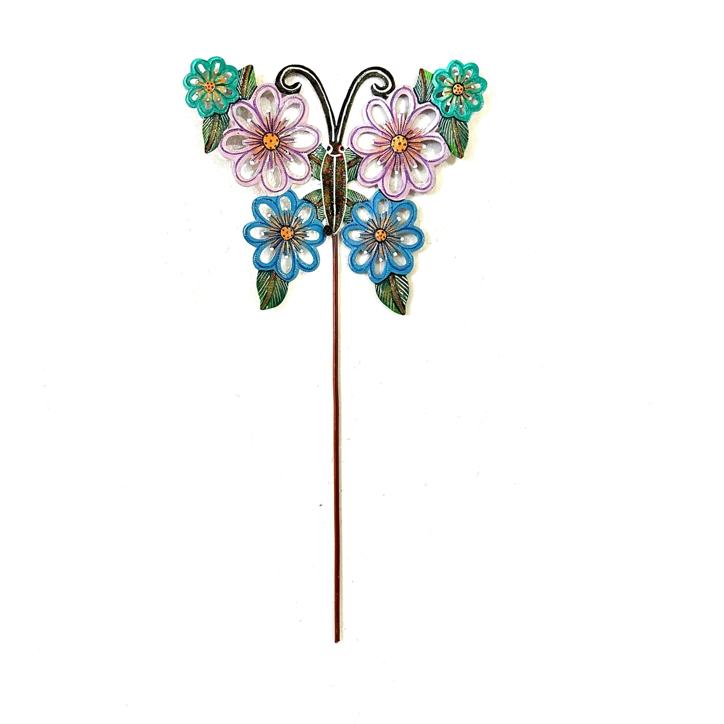 Butterfly Garden Stake- Flowers 2