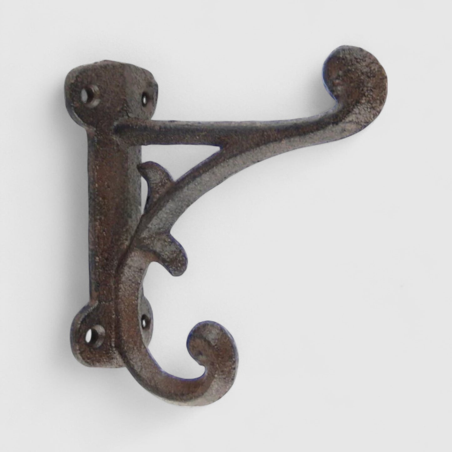 Wall Hook, Cast Iron Farmhouse Weathered Finish for Coats, Keys or Towels