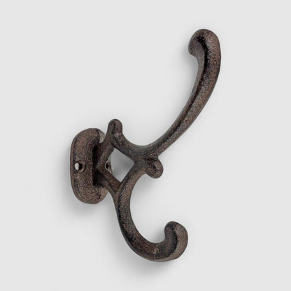 Wall Hook, Cast Iron Vintage Distressed Finish for Coats, Keys or Towels