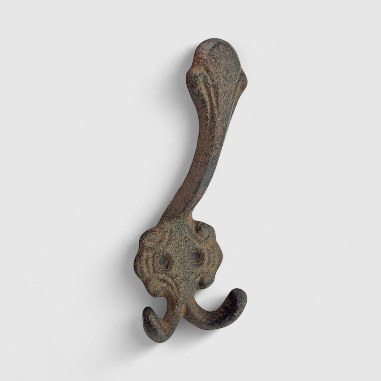 Wall Hook, Cast Iron Antique Distressed Finish for Coats, Keys or Towels