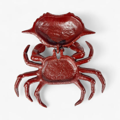 Crab Key Hider, Cast Iron for Coastal Garden, Porch or Patio