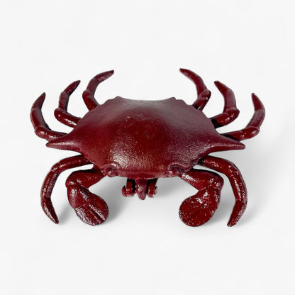 Crab Key Hider, Cast Iron for Coastal Garden, Porch or Patio