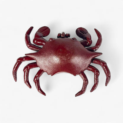 Crab Key Hider, Cast Iron for Coastal Garden, Porch or Patio