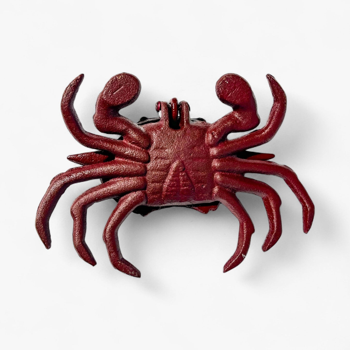 Crab Key Hider, Cast Iron for Coastal Garden, Porch or Patio