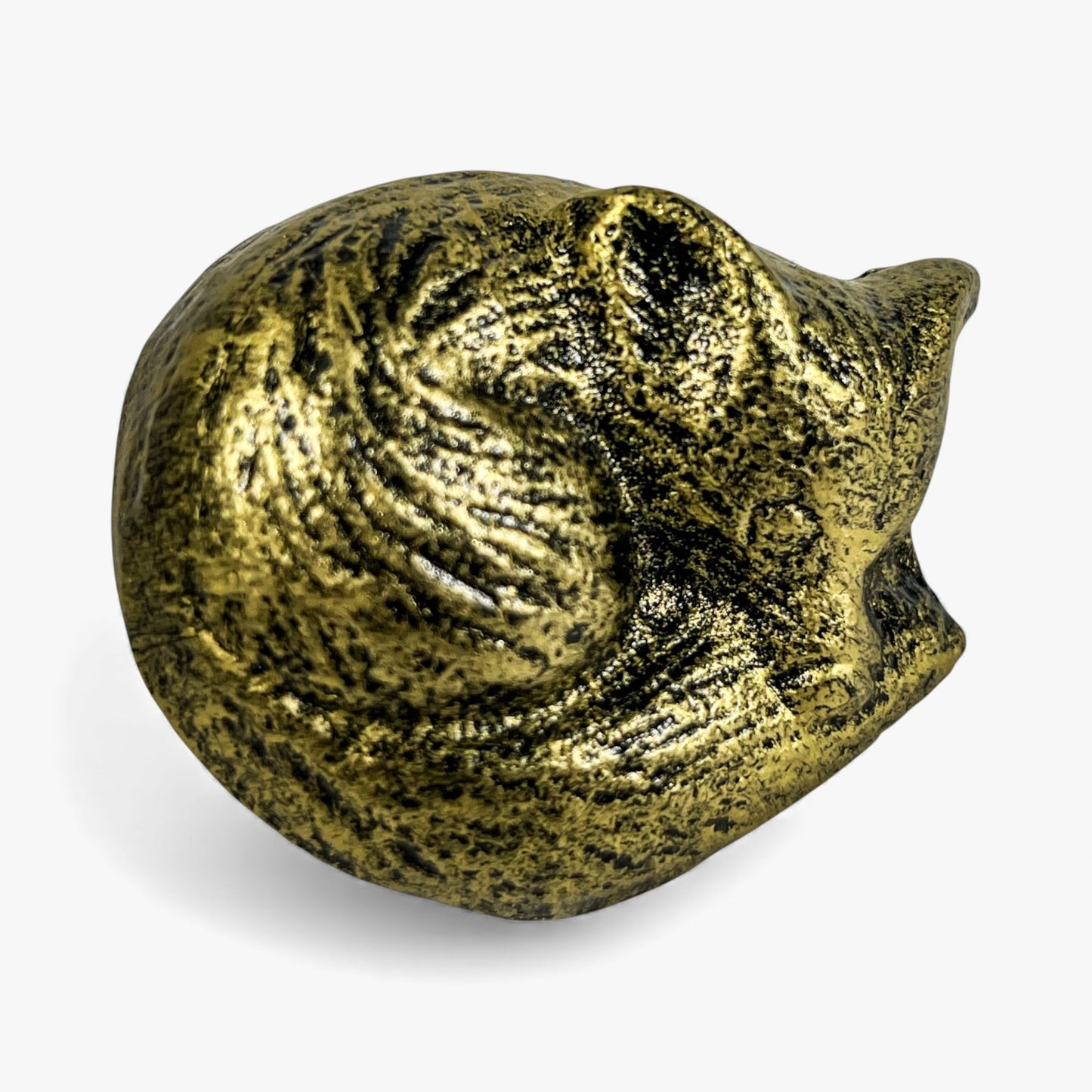 Fox Head Drawer Knob, Gold Cast Iron Cabinet Pull Hardware