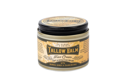 Tallow Face Cream with Manuka Honey & Castor Oil