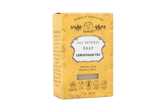 Organic Vegan Lemongrass Tea Bar Soap