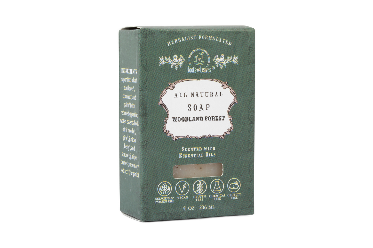 Organic Vegan Woodland Forest Bar Soap