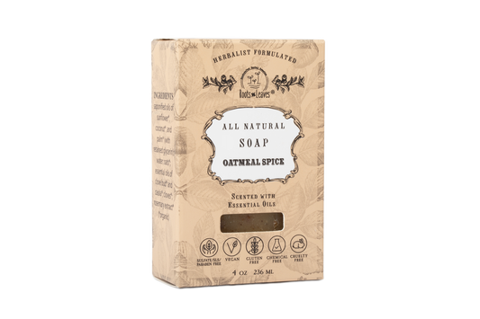 Organic Vegan Oatmel Spice Bar Soap