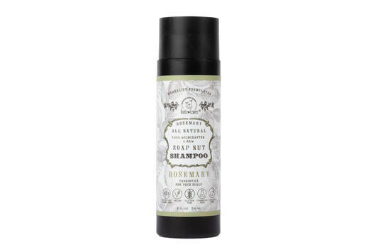 All Natural Soapnut SHAMPOO - ROSEMARY- wild fermented probiotics for your scalp