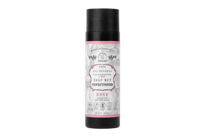 All Natural Soapnut CONDITIONER - ROSE- wild fermented probiotics for your scalp