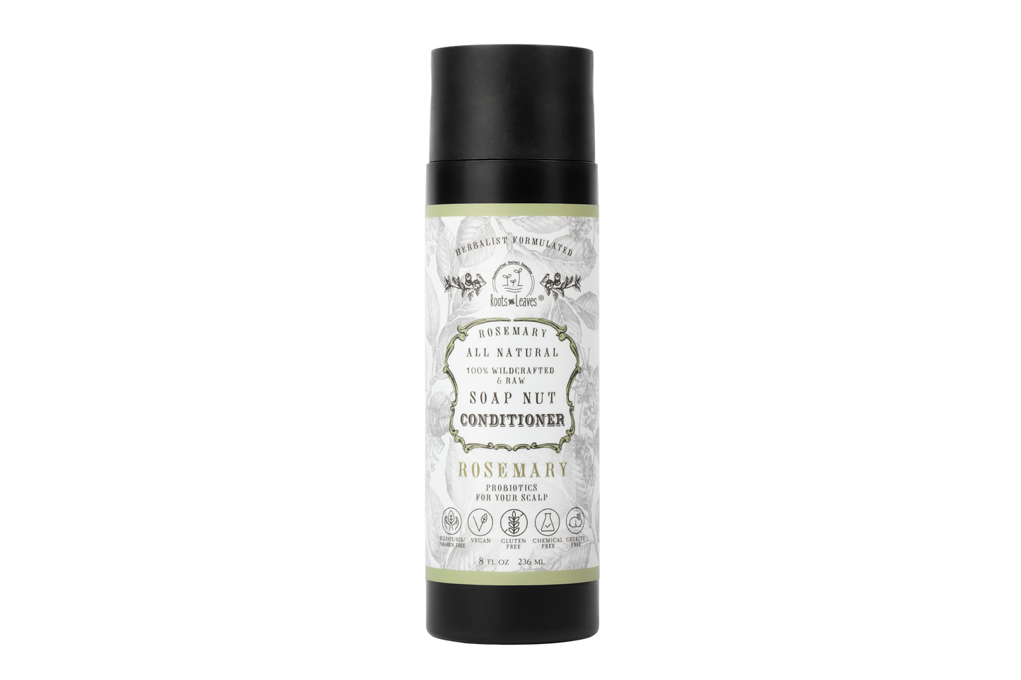 All Natural Soapnut CONDITIONER - ROSEMARY- wild fermented probiotics for your scalp