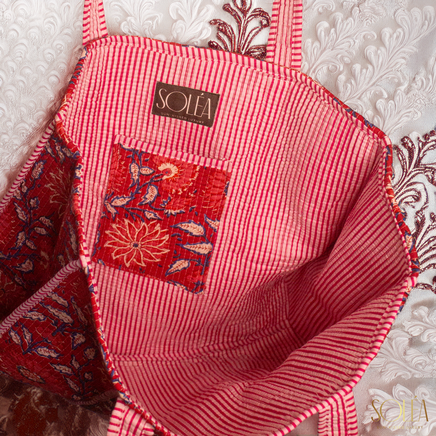 Soléa Cotton Amapola Tote