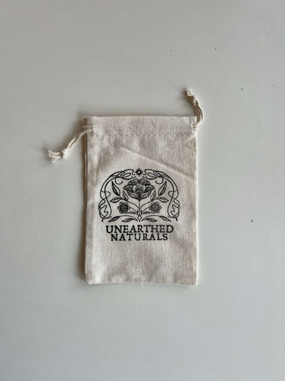 Reusable Cotton Muslin Bath Soak Bag - 4x6