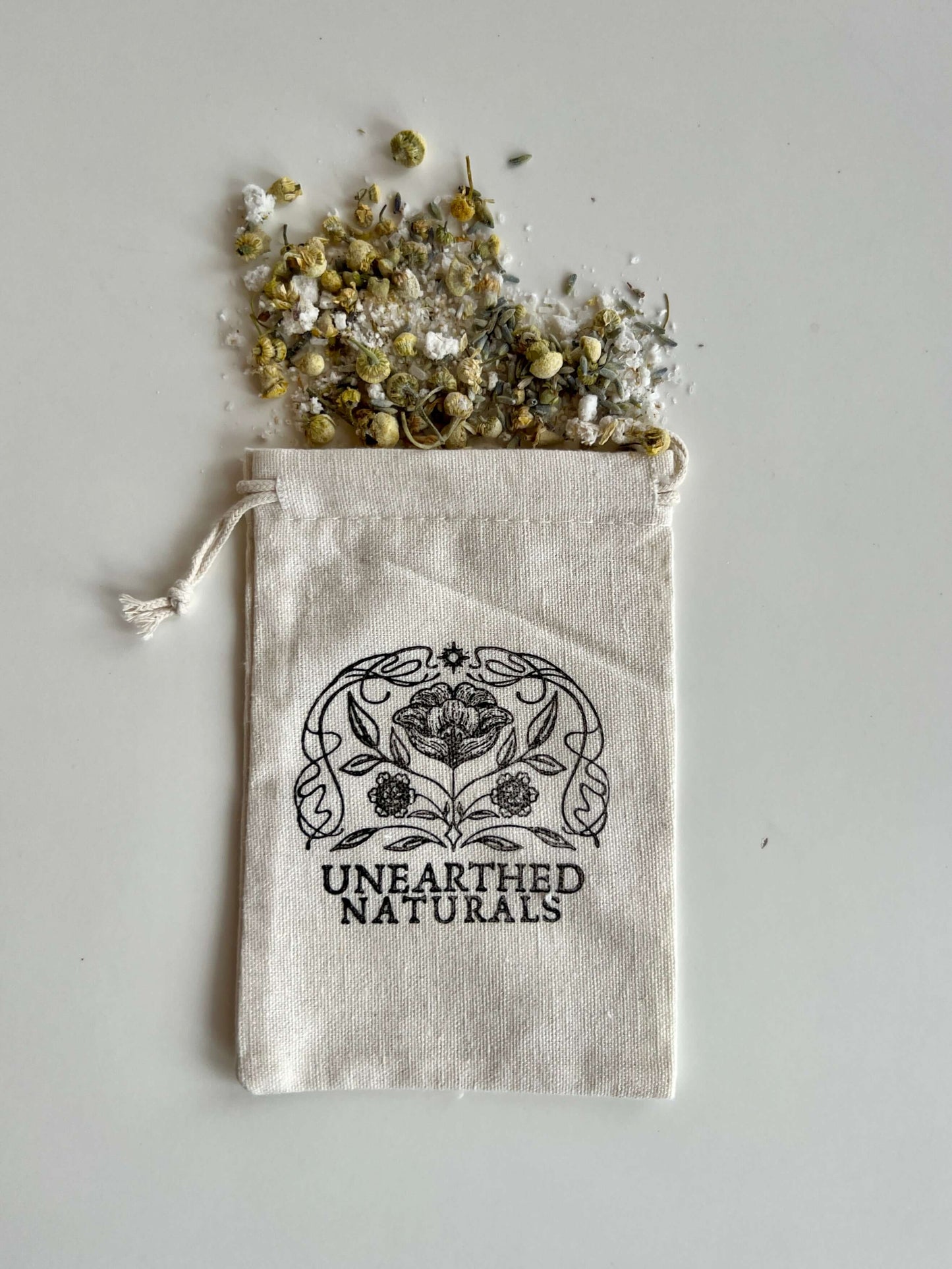 Reusable Cotton Muslin Bath Soak Bag - 4x6