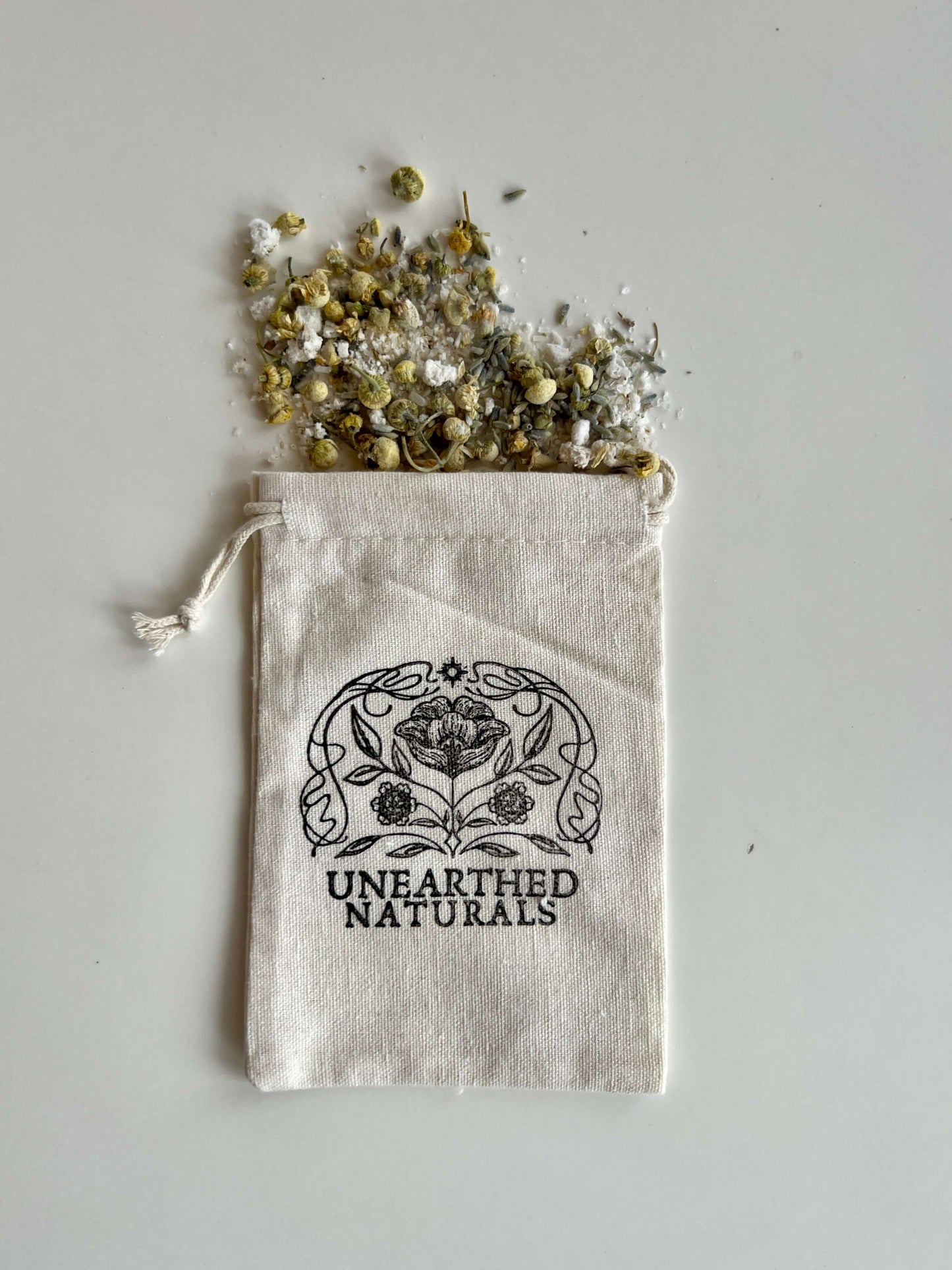 Reusable Cotton Muslin Bath Soak Bag - 4x6