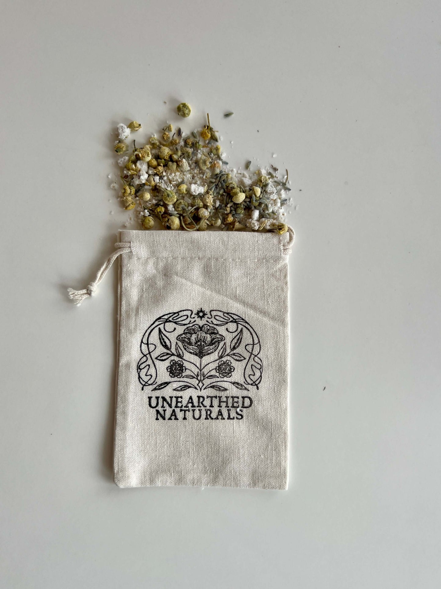 Reusable Cotton Muslin Bath Soak Bag - 4x6